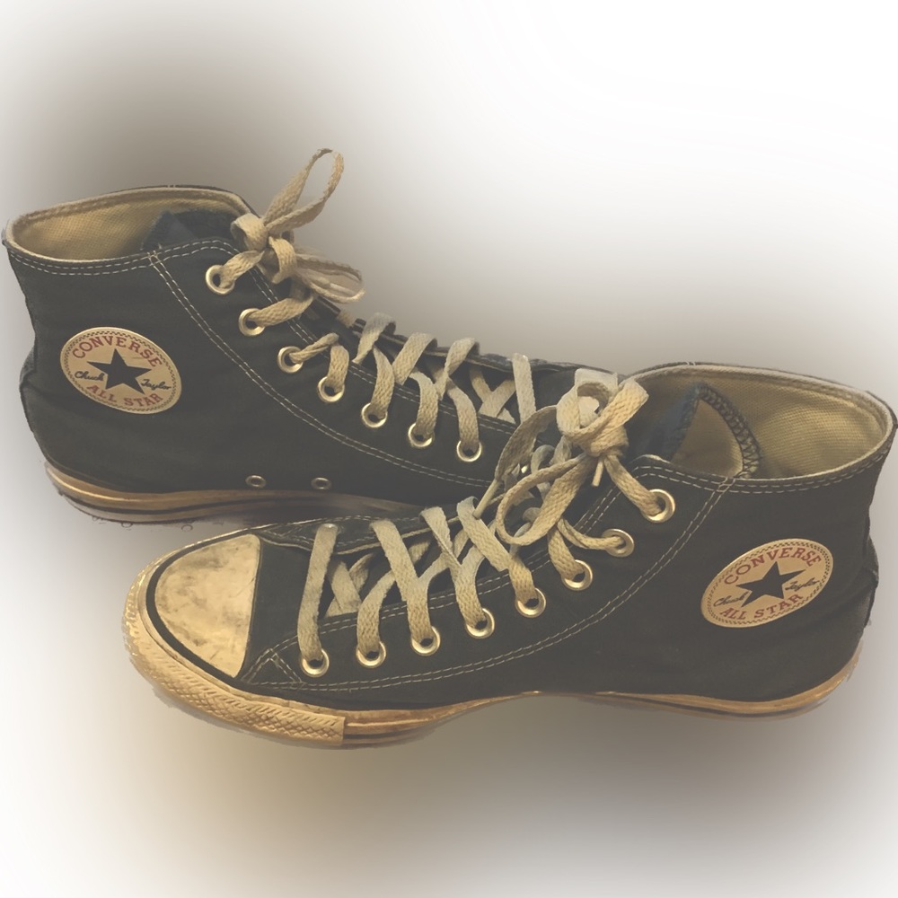 COPY - VINTAGE STYLE CONVERSE SIZE 10 DARK BLUE.